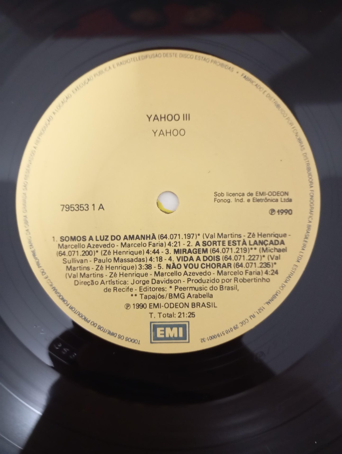 Lp Vinil Yahoo 3 Com Encarte