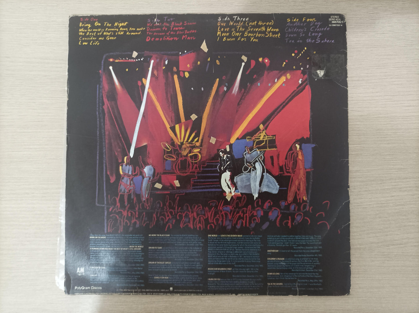 Disco Vinil Bring On The Night Sting Duplo Com Encartes A