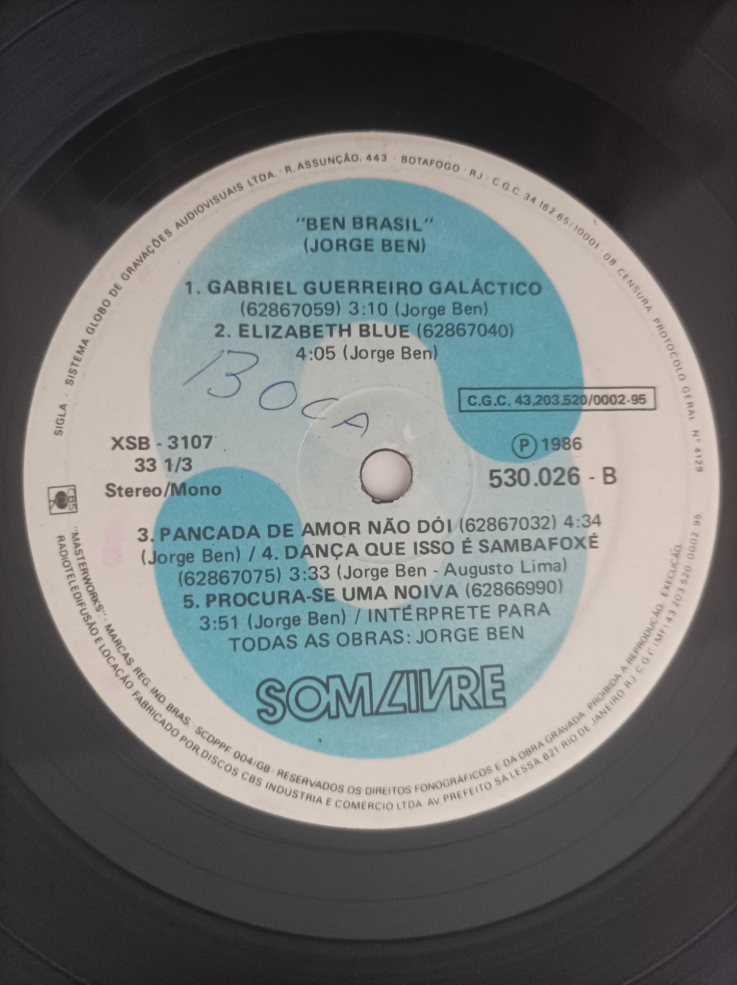 Lp Vinil Jorge Ben Brasil Com Encarte