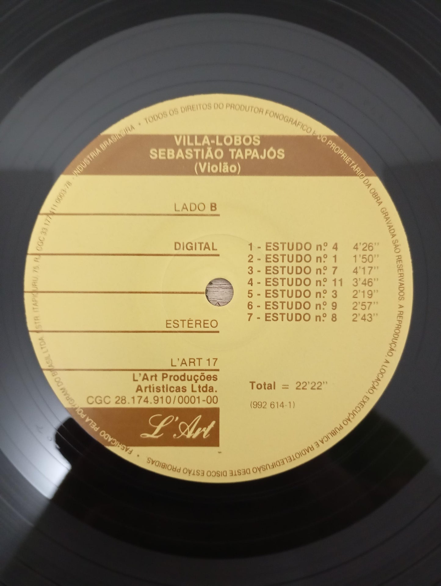 Lp Vinil Heitor Villa-Lobos Villa-Lobos, Sebastião Tapajós
