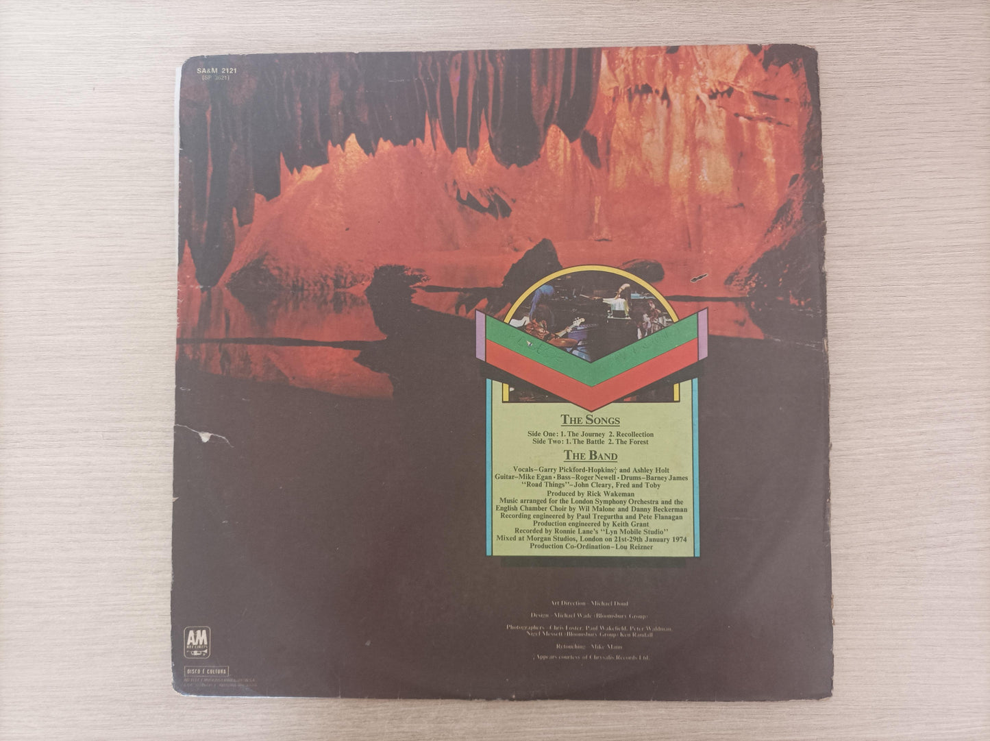 Disco Vinil Journey To The Centre Rick Wakeman Com Encarte A