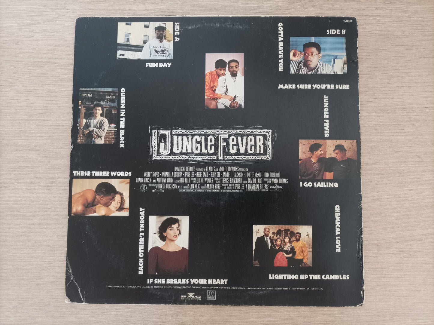 Lp Vinil Stevie Wonder Jungle Fever Com Encarte