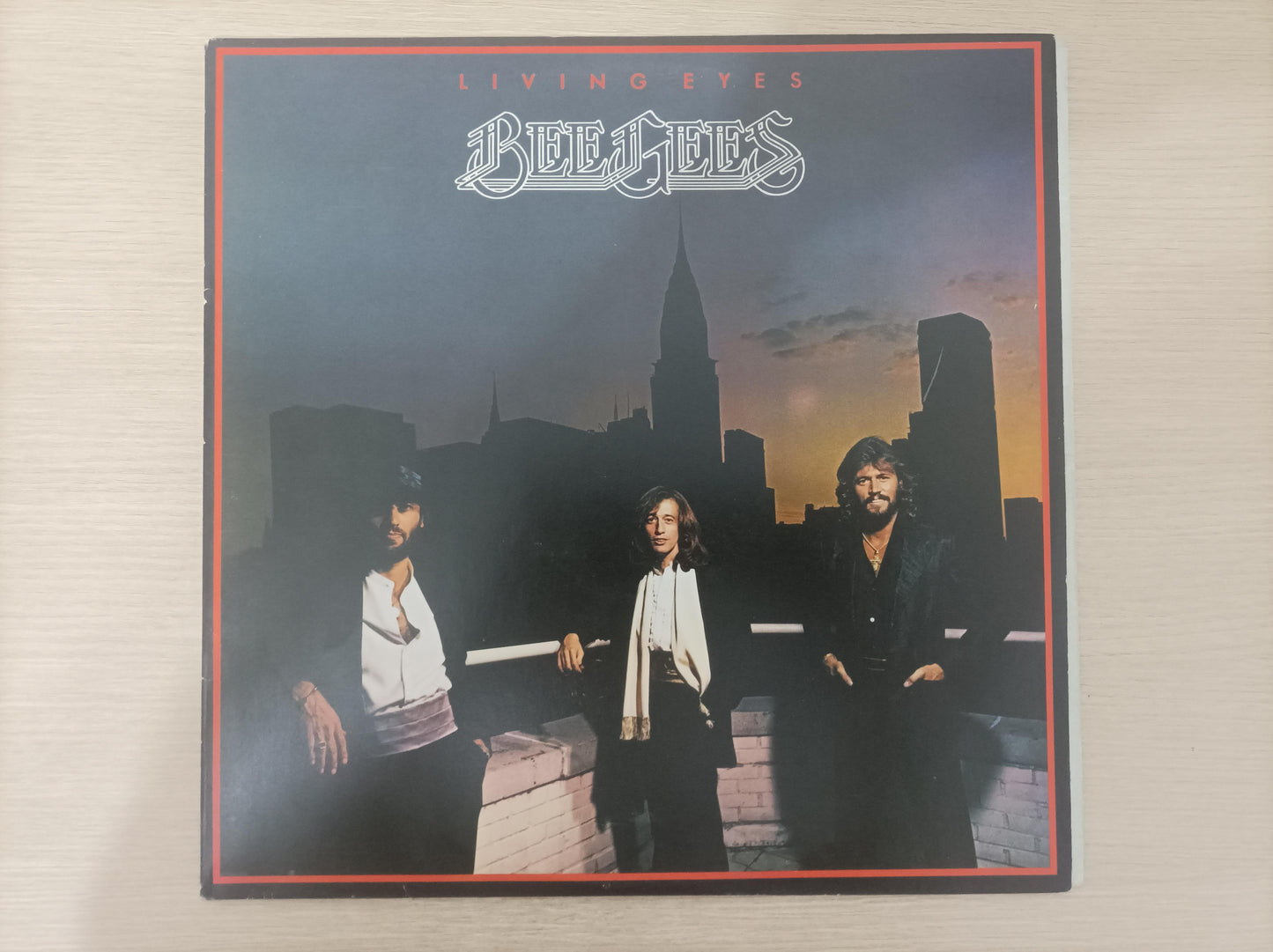 Lp Vinil Bee Gees Living Eyes Capa Dupla Com Encarte