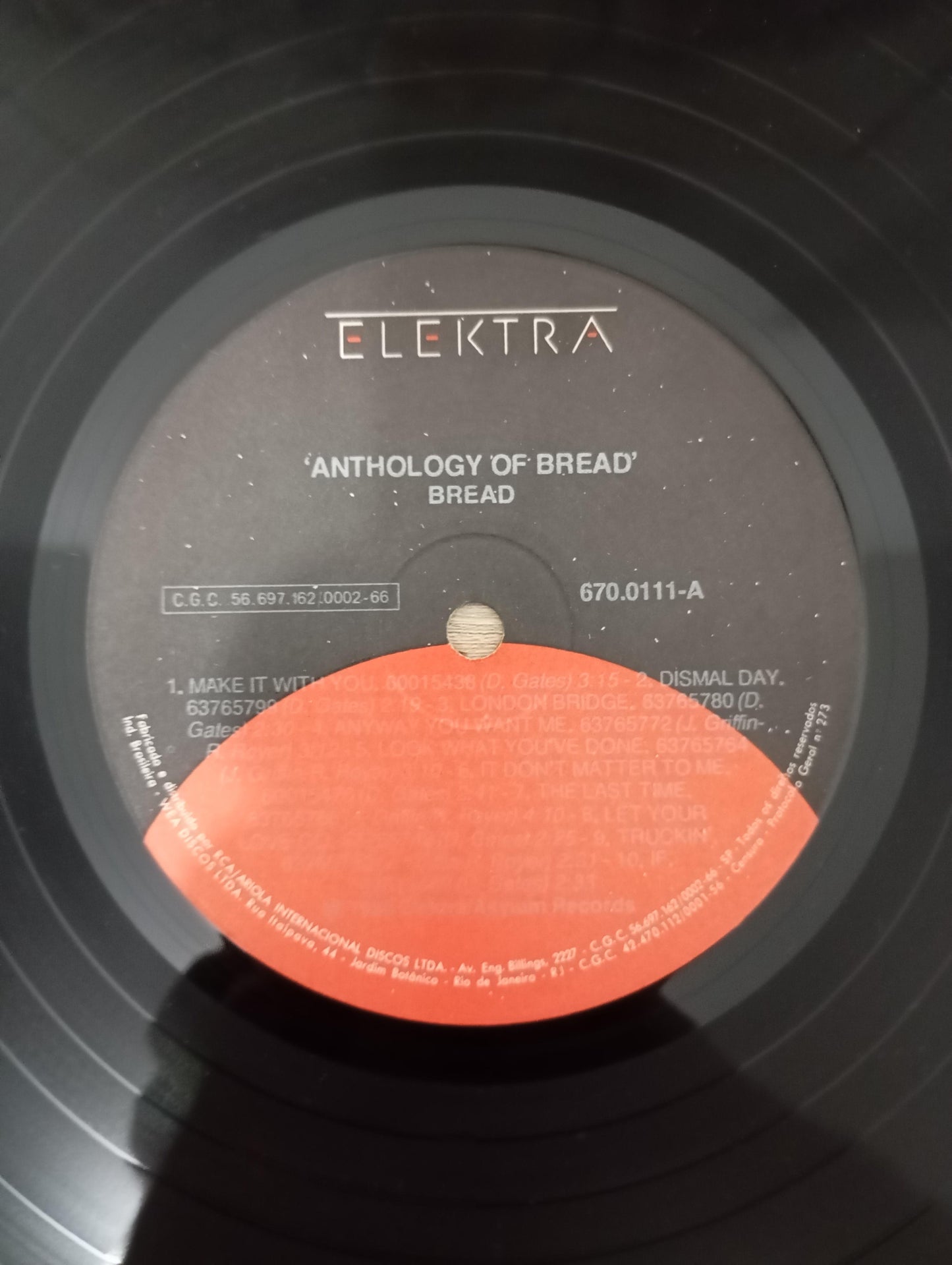 Lp Vinil Bread Anthology Of Bread
