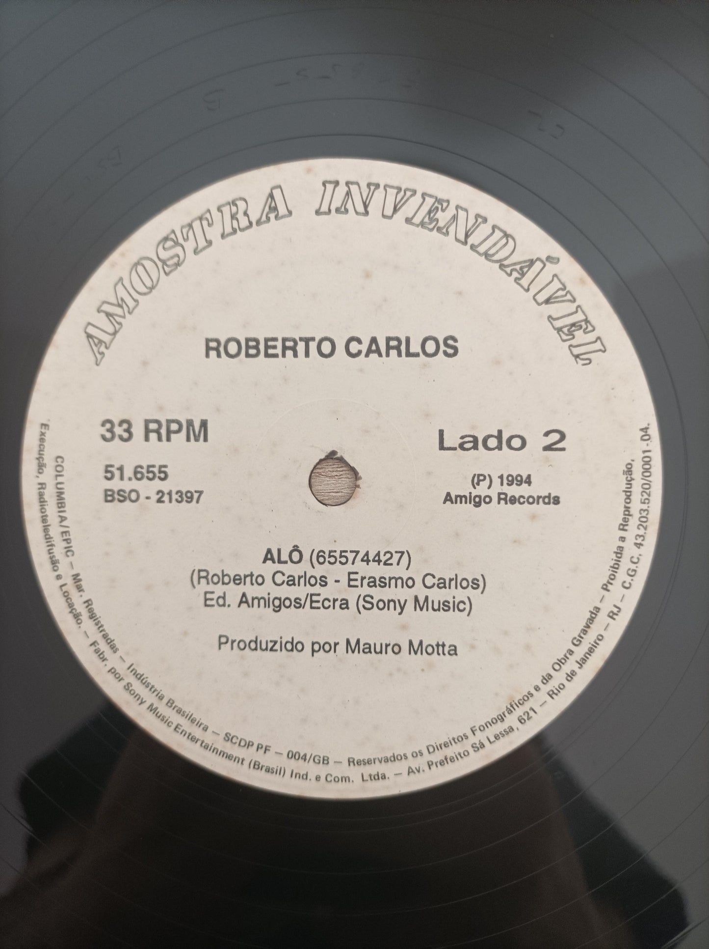 Lp Vinil Roberto Carlos Alô
