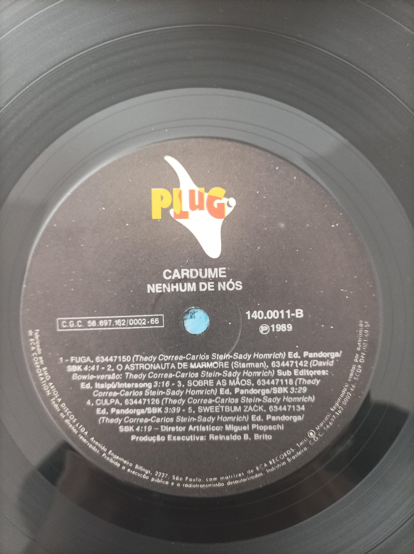 Lp Vinil Nenhum De Nós Cardume Com Encarte