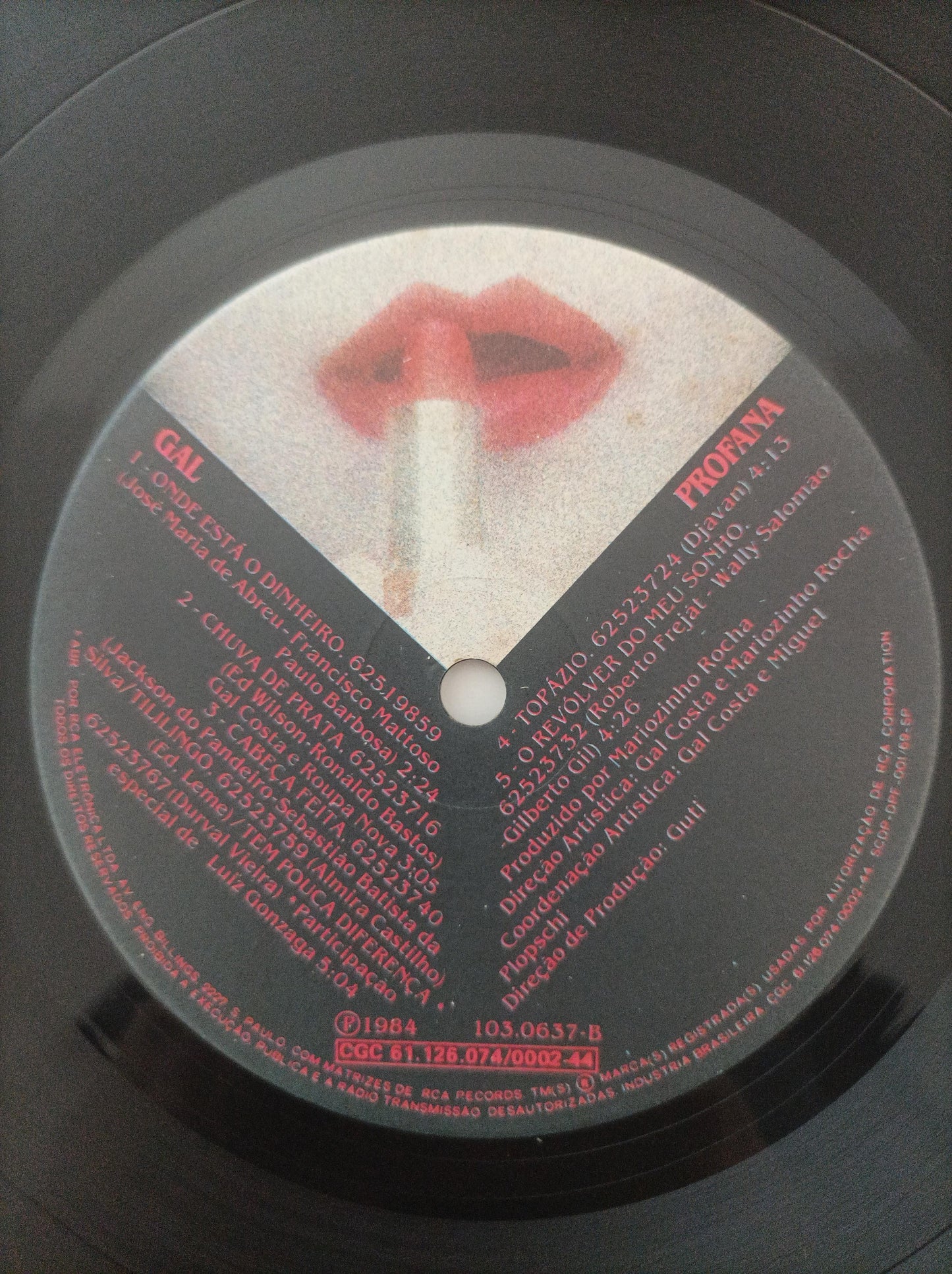 Lp Vinil Gal Costa Profana Com Encarte