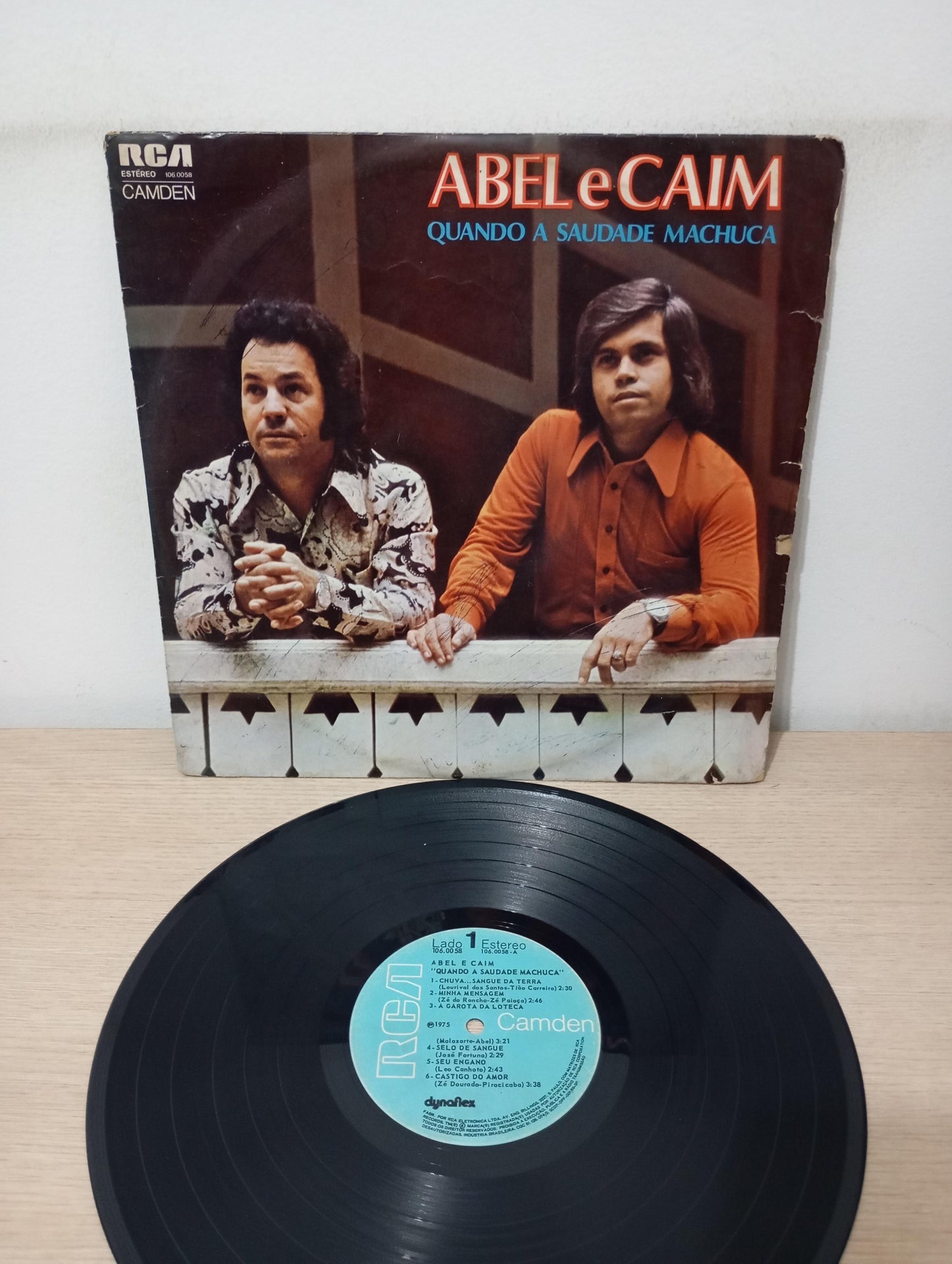 Lp Vinil Abel e Caim Quando a Saudade Machuca