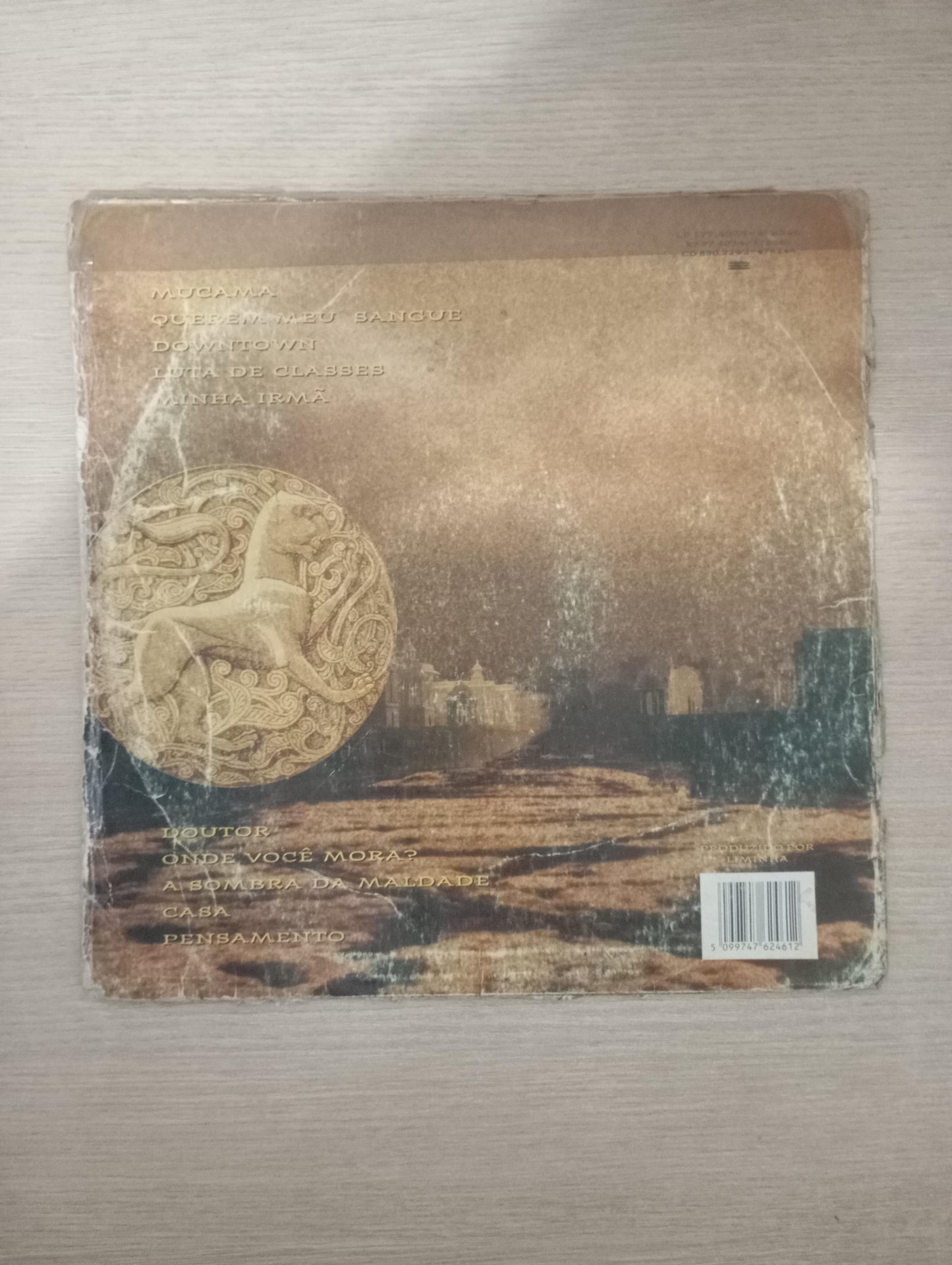 Lp Vinil Cidade Negra Sobre Todas As Forças Com Encarte