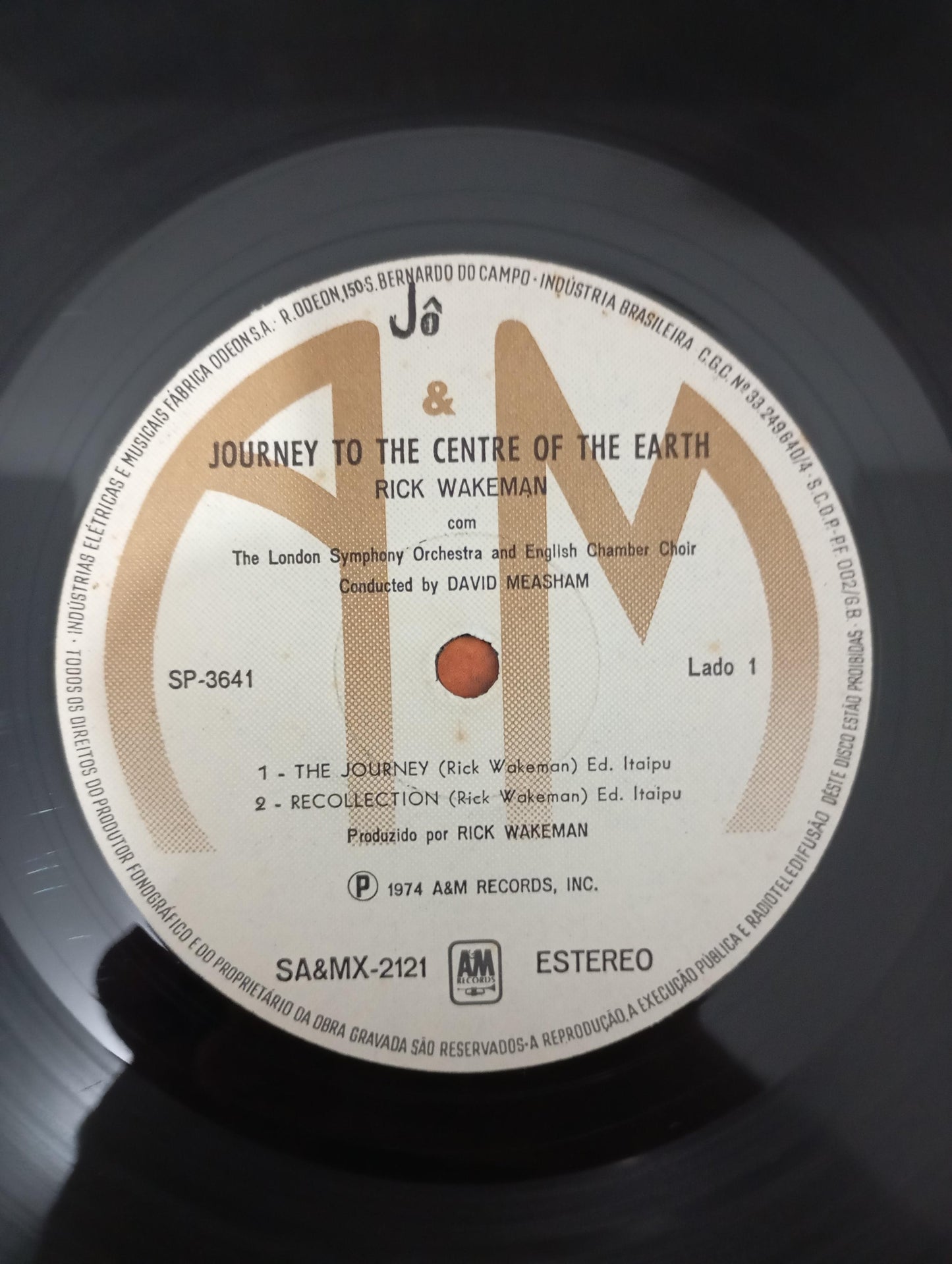 Lp Vinil Rick Wakeman Journey To The Centre Earth C Encarte