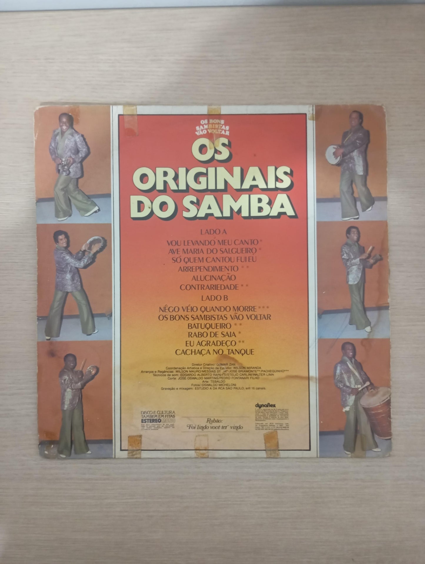 Lp Vinil Os Originais Do Samba Os Bons Sambistas Vão Voltar