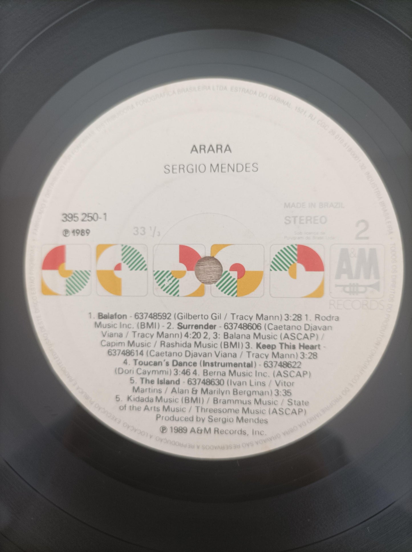 Lp Vinil Sérgio Mendes Arara Importado
