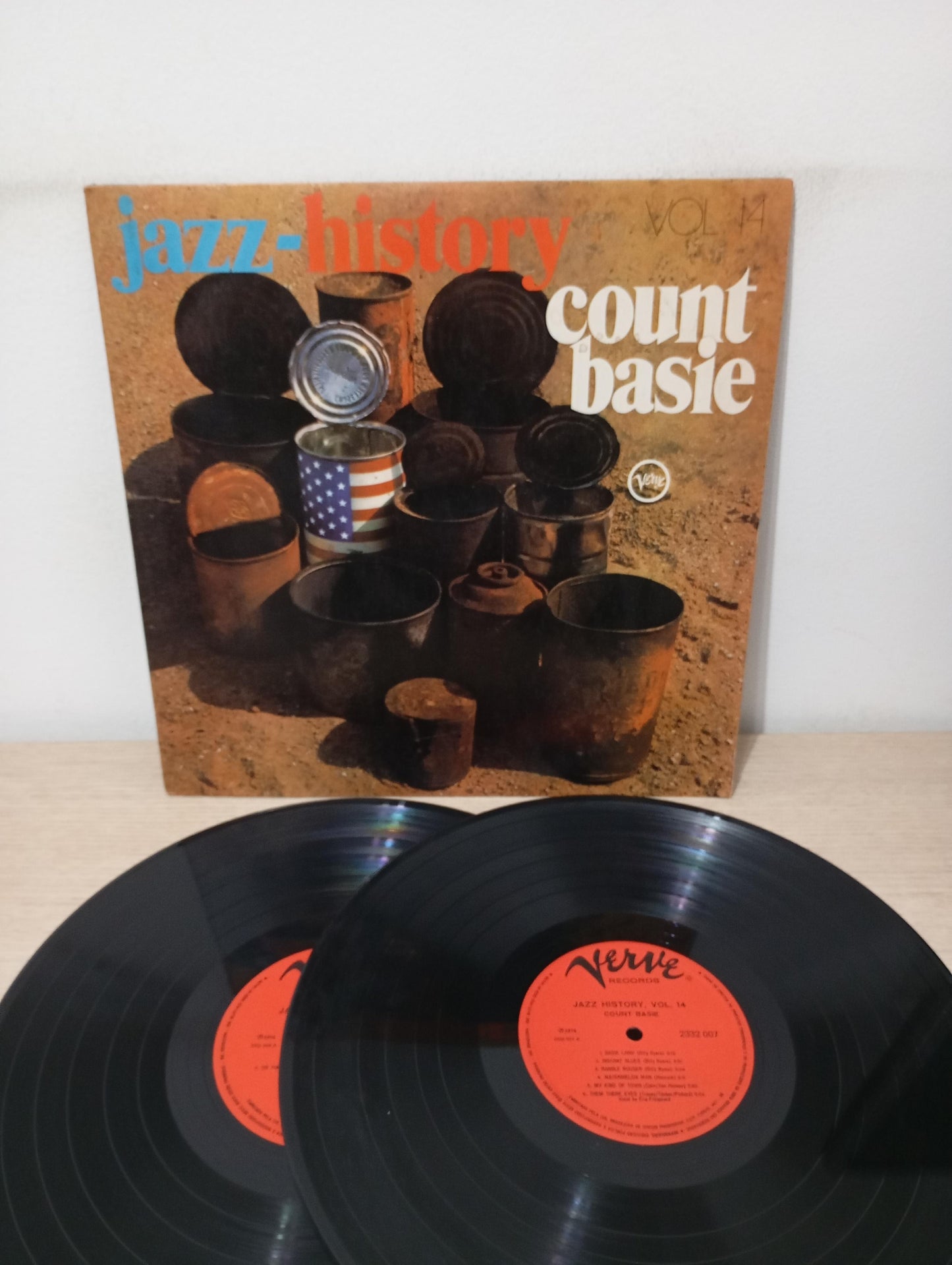 Lp Vinil Count Basie Jazz History Vol. 14 Duplo