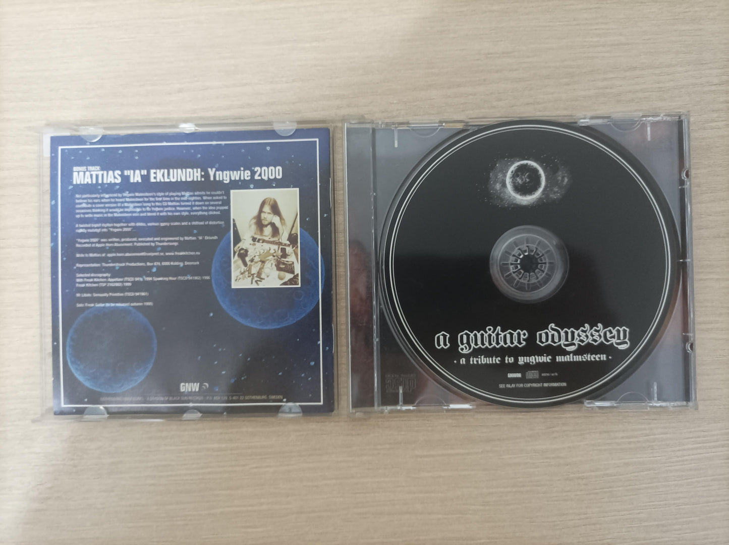 CD Guitar Odyssey A tribute to Yngwie Malmsteen