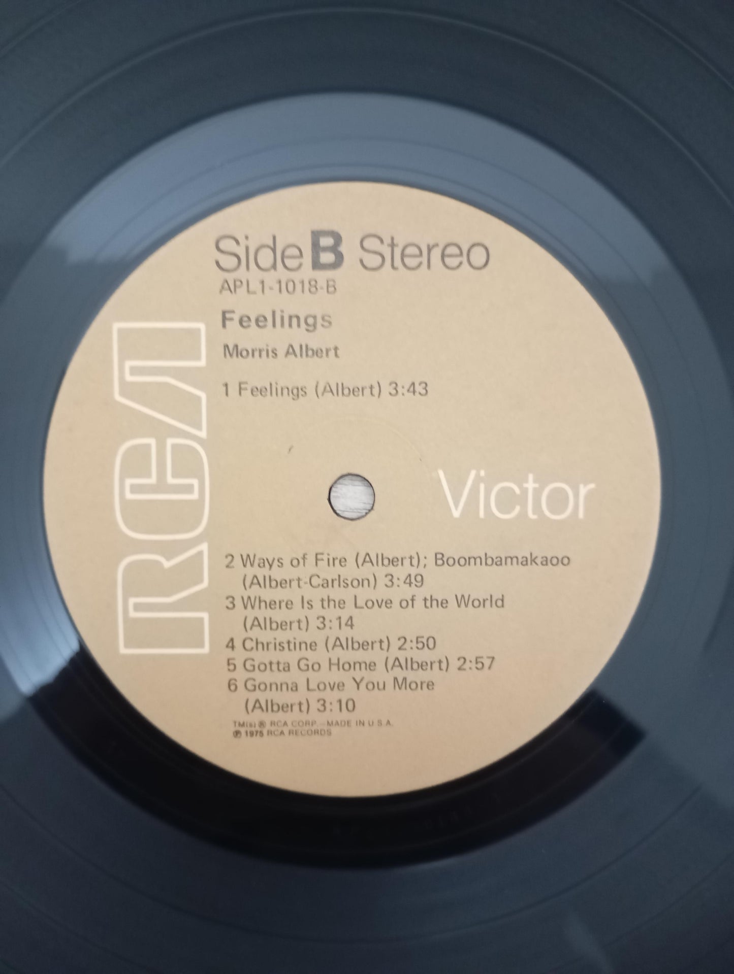 Lp Vinil Morris Albert Feelings Importado