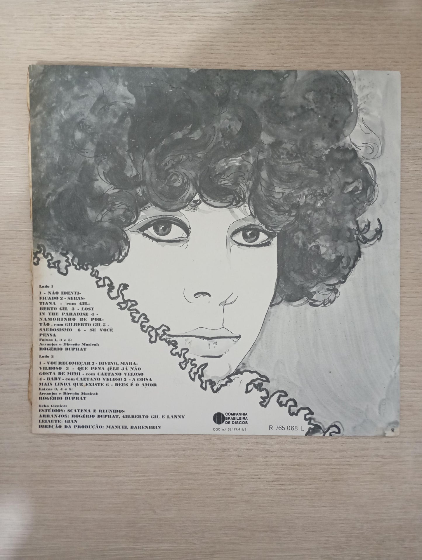Lp Vinil Gal Costa 1969 Original Mono