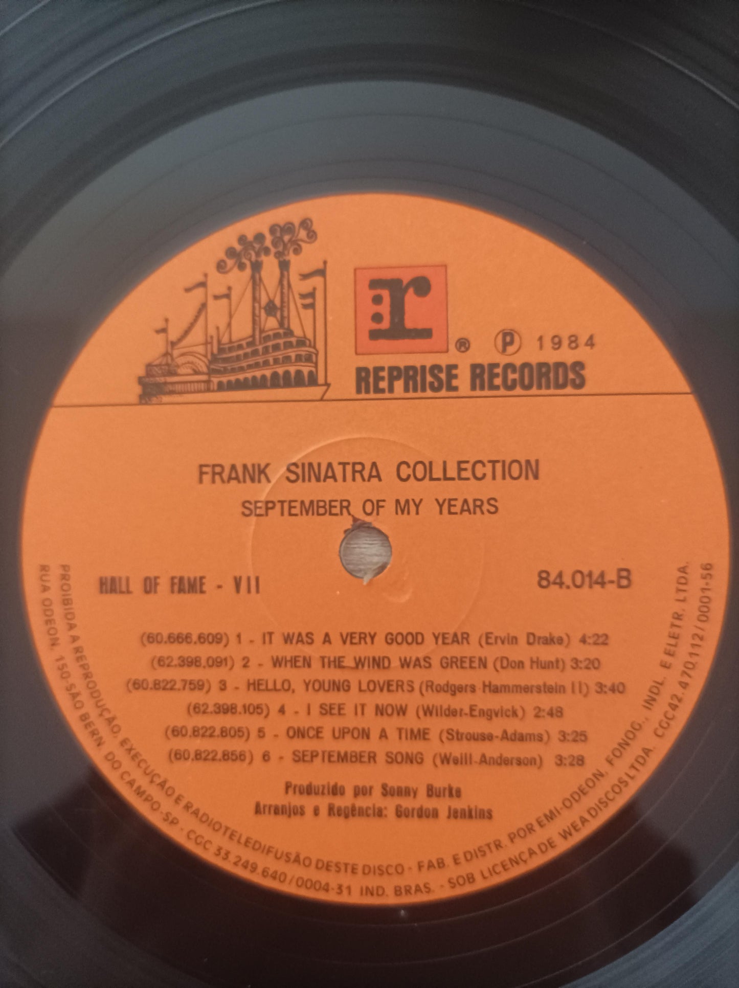 Lp Vinil Frank Sinatra September Of My Years