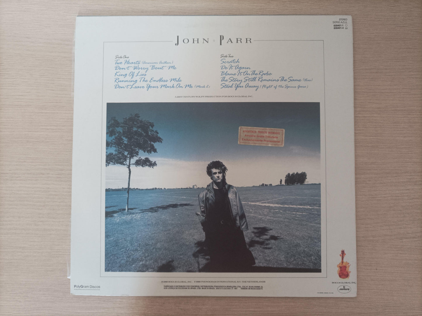 Lp Vinil John Parr Running The Endless Mile