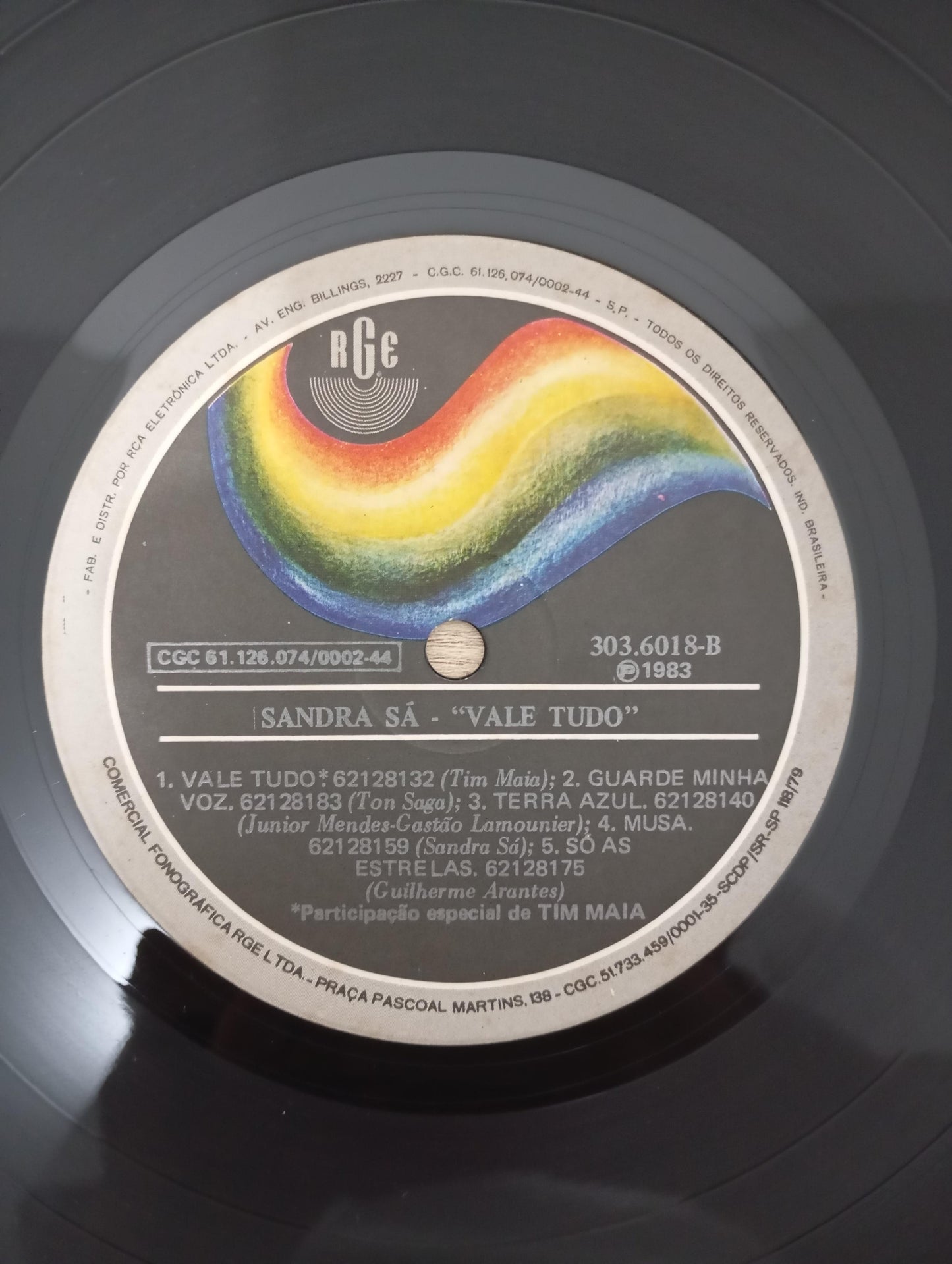 Lp Vinil Sandra De Sá Vale Tudo Original de Época