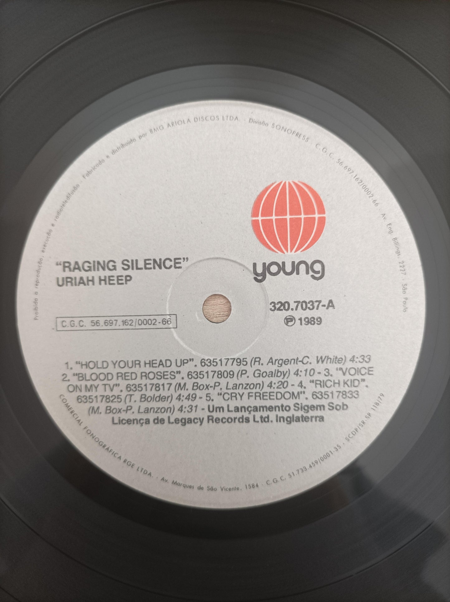 Lp Vinil Uriah Heep Raging Silence