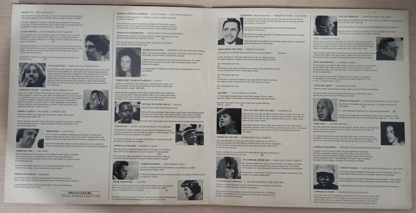 Lp Vinil Carnaval 75 Convocação Geral Duplo Com Encarte