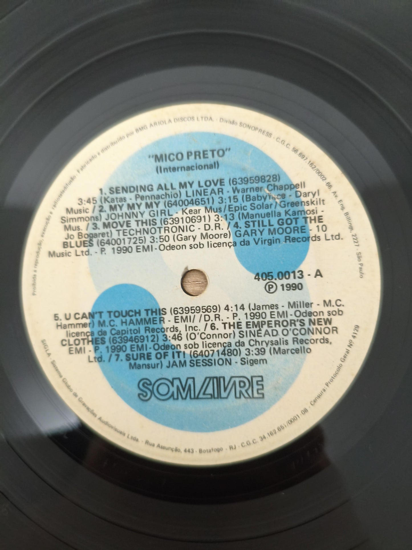 Lp Vinil Mico Preto Internacional
