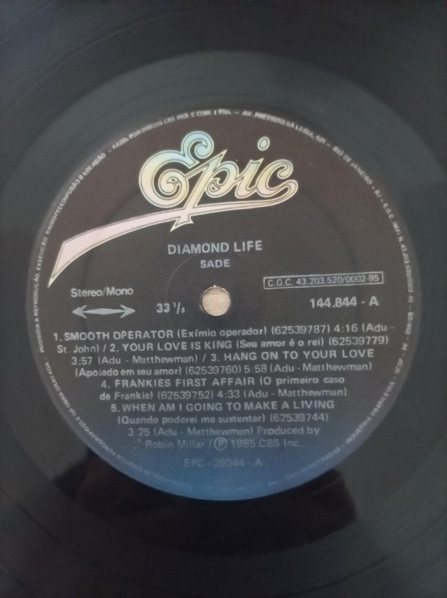 Lp Vinil Sade Diamond Life