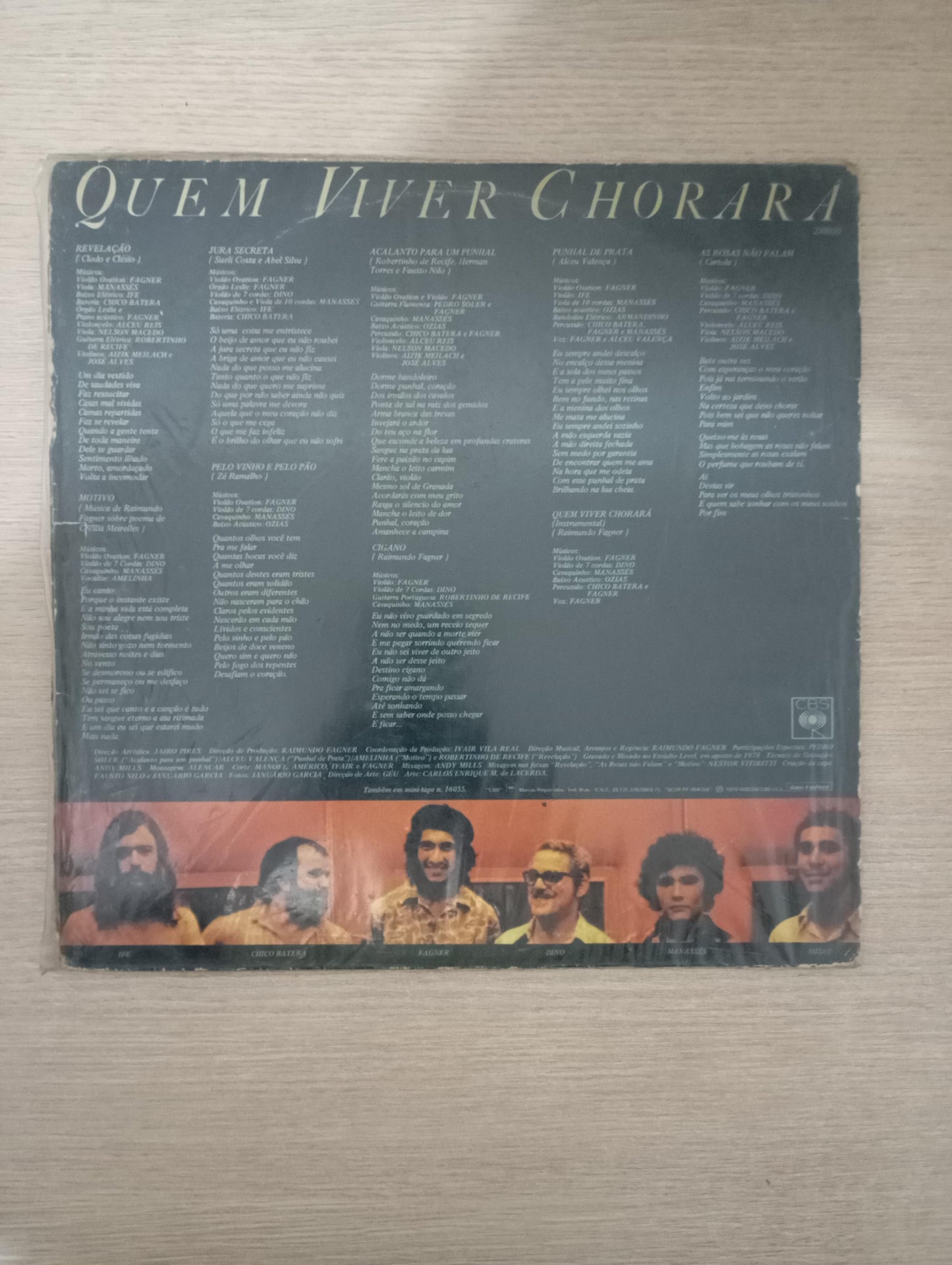 Lp Vinil Raimundo Fagner Eu Canto / Quem Viver Chorará