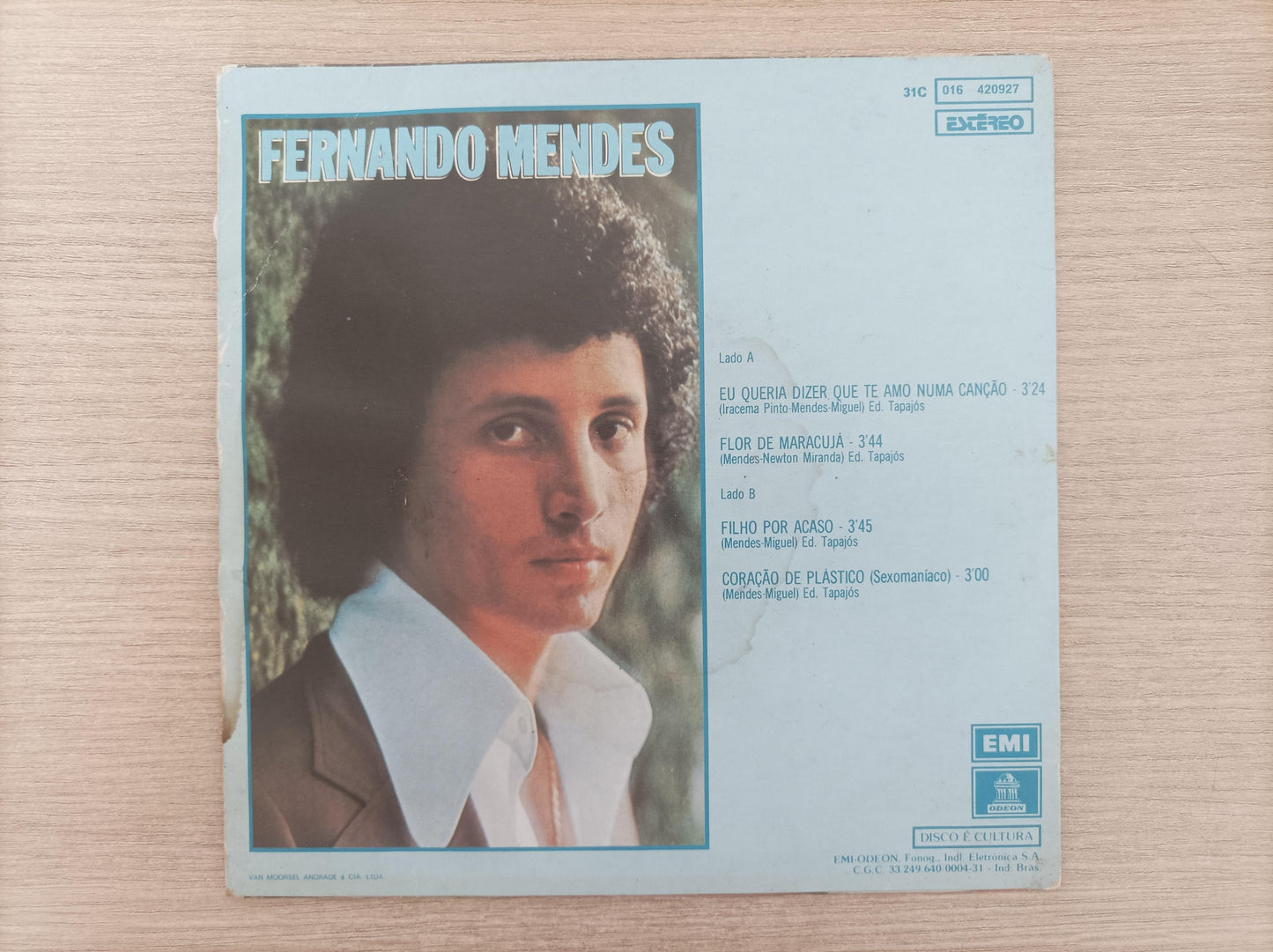 Compacto Vinil Fernando Mendes Queria Dizer Te Amo