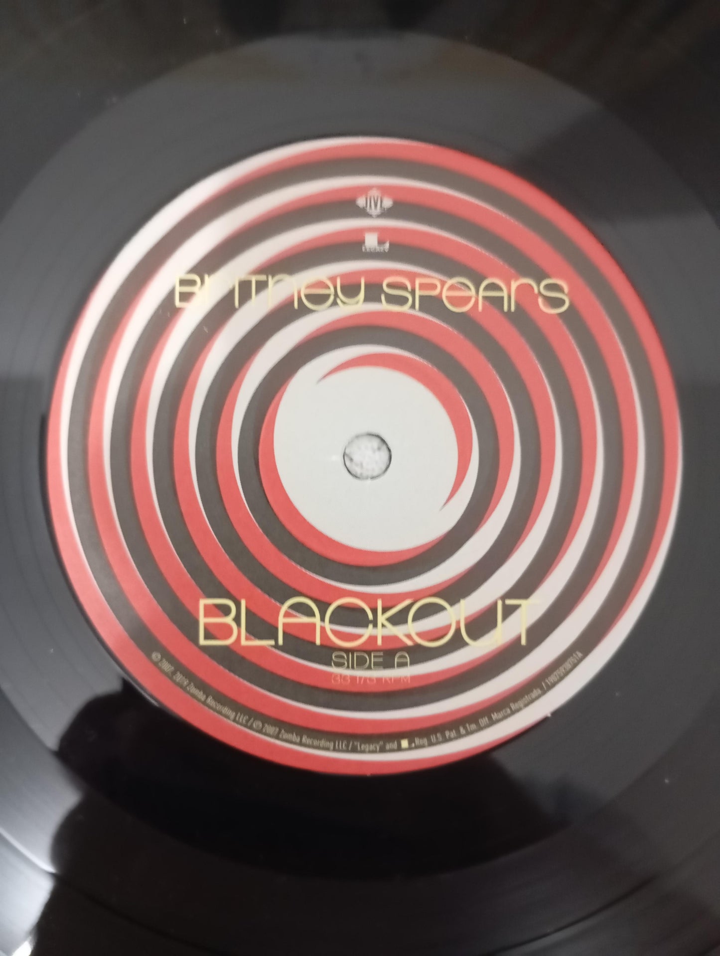 Lp Vinil Britney Spears Blackout Com Encarte Importado USA