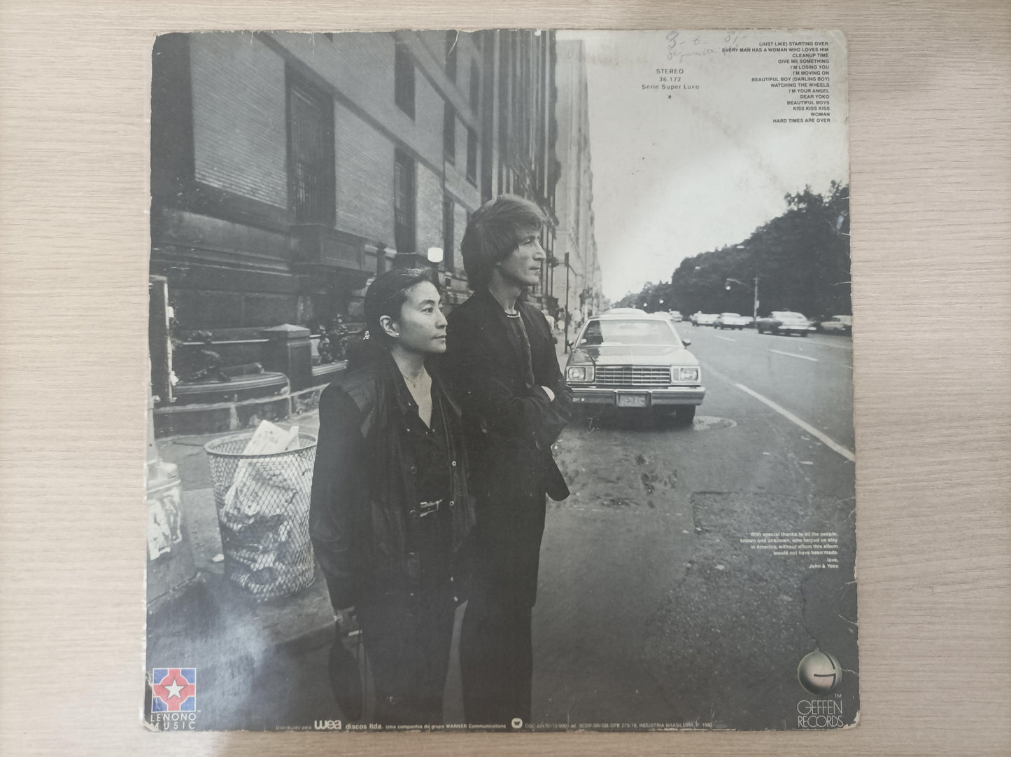 Lp Vinil John Lennon & Yoko Ono Double Fantasy Com Encarte