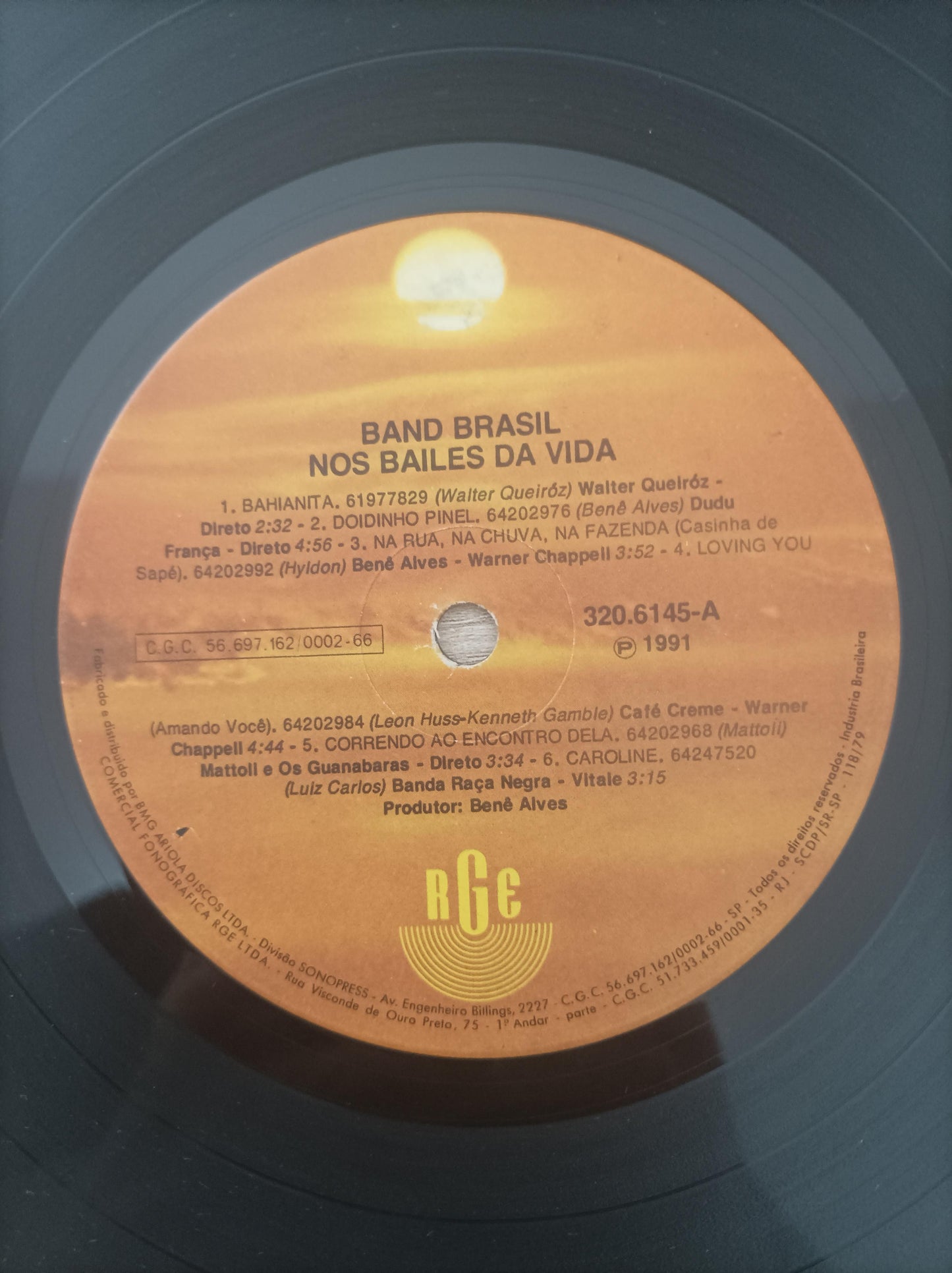 Lp Vinil Band Brasil Nos Bailes da Vida