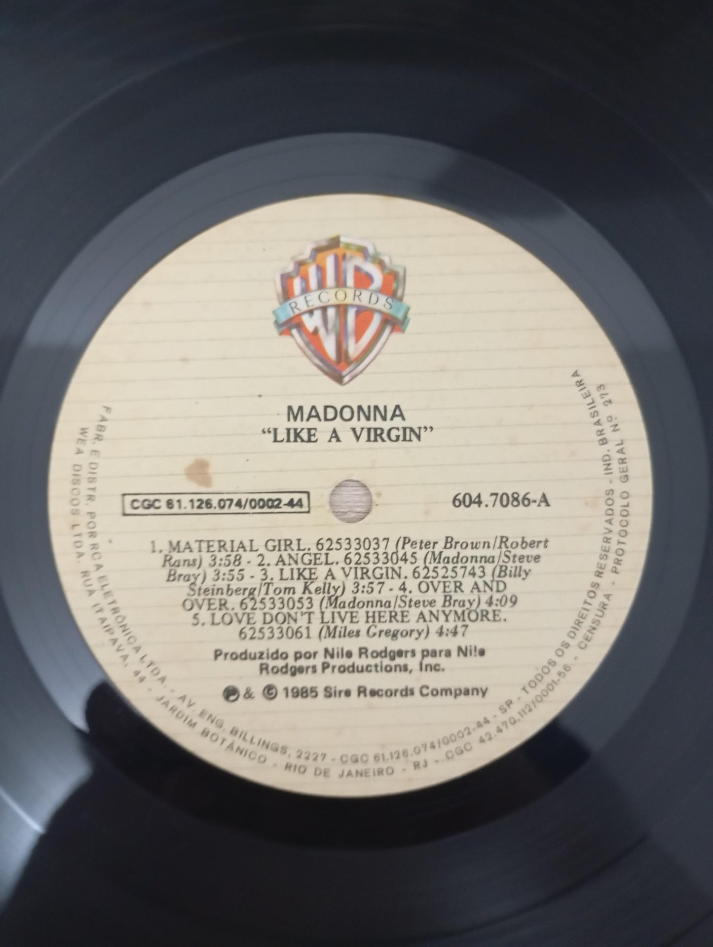 Lp Vinil Madonna Like A Virgin