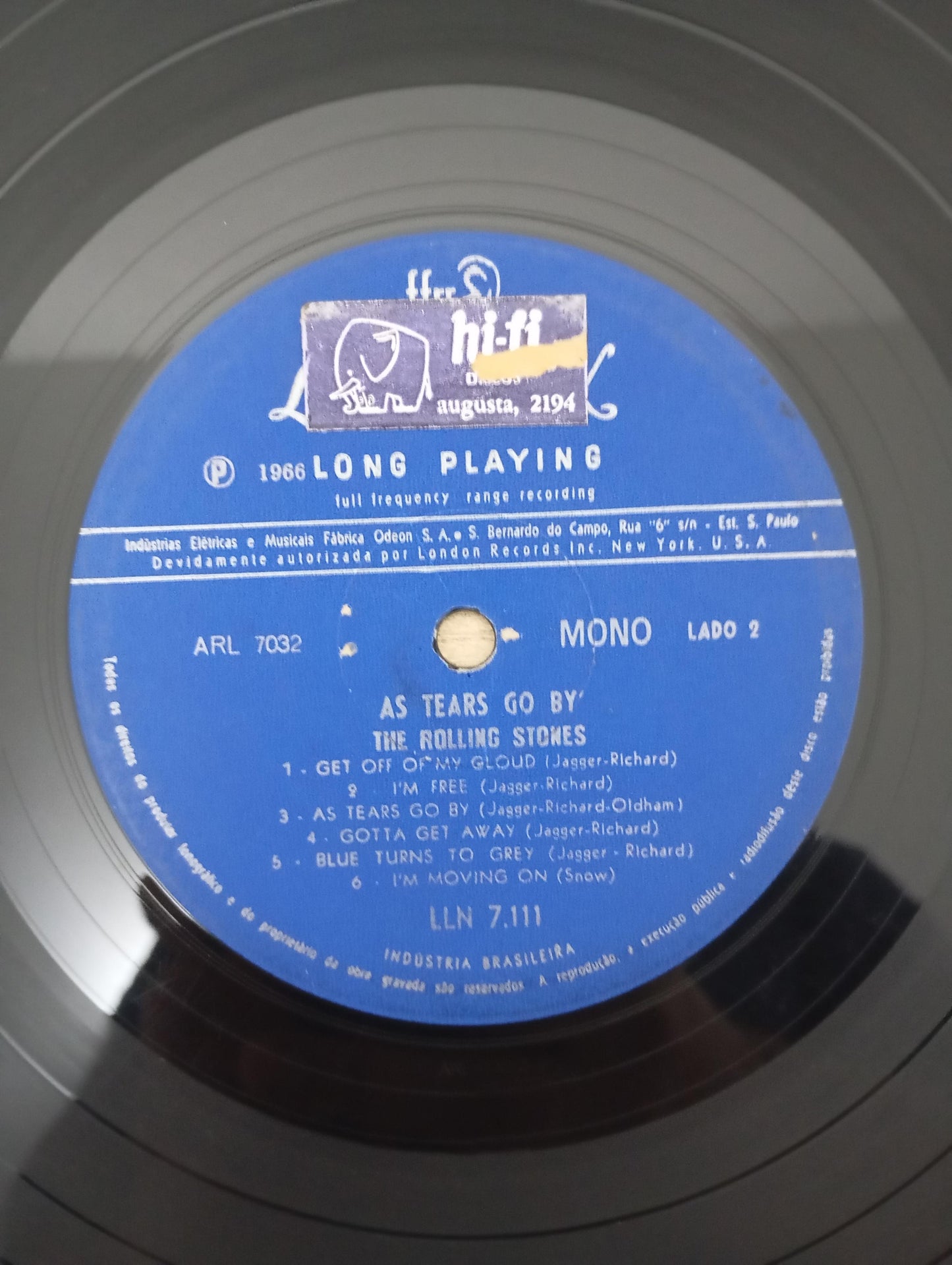 Lp Vinil The Rolling Stones As Tears Go By