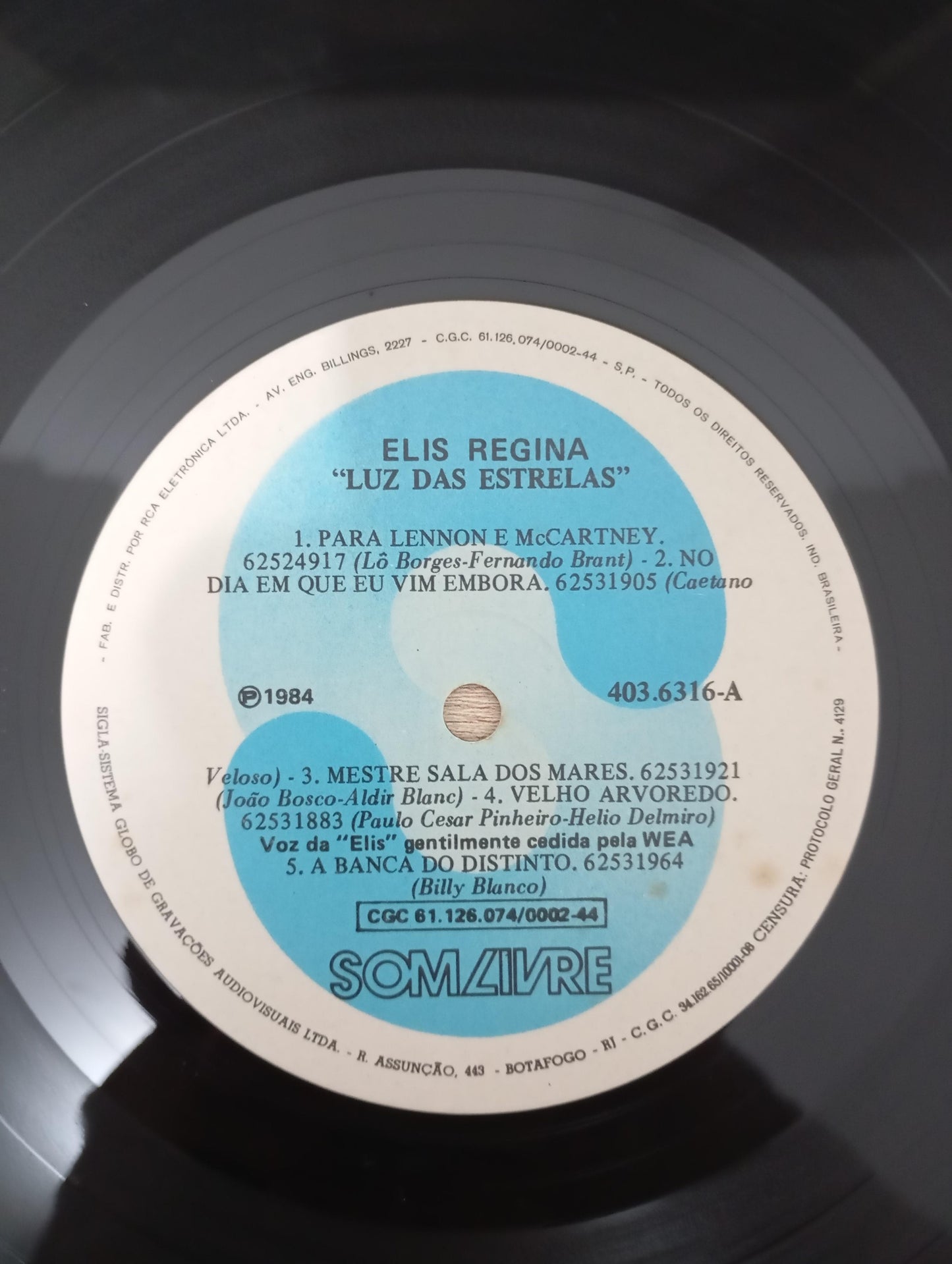 Lp Vinil Elis Regina Luz Das Estrelas