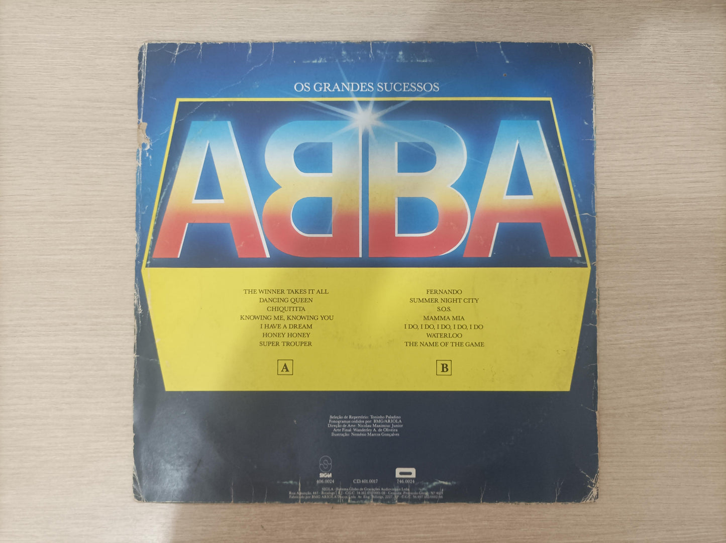 Lp Vinil ABBA Os Grandes Sucessos