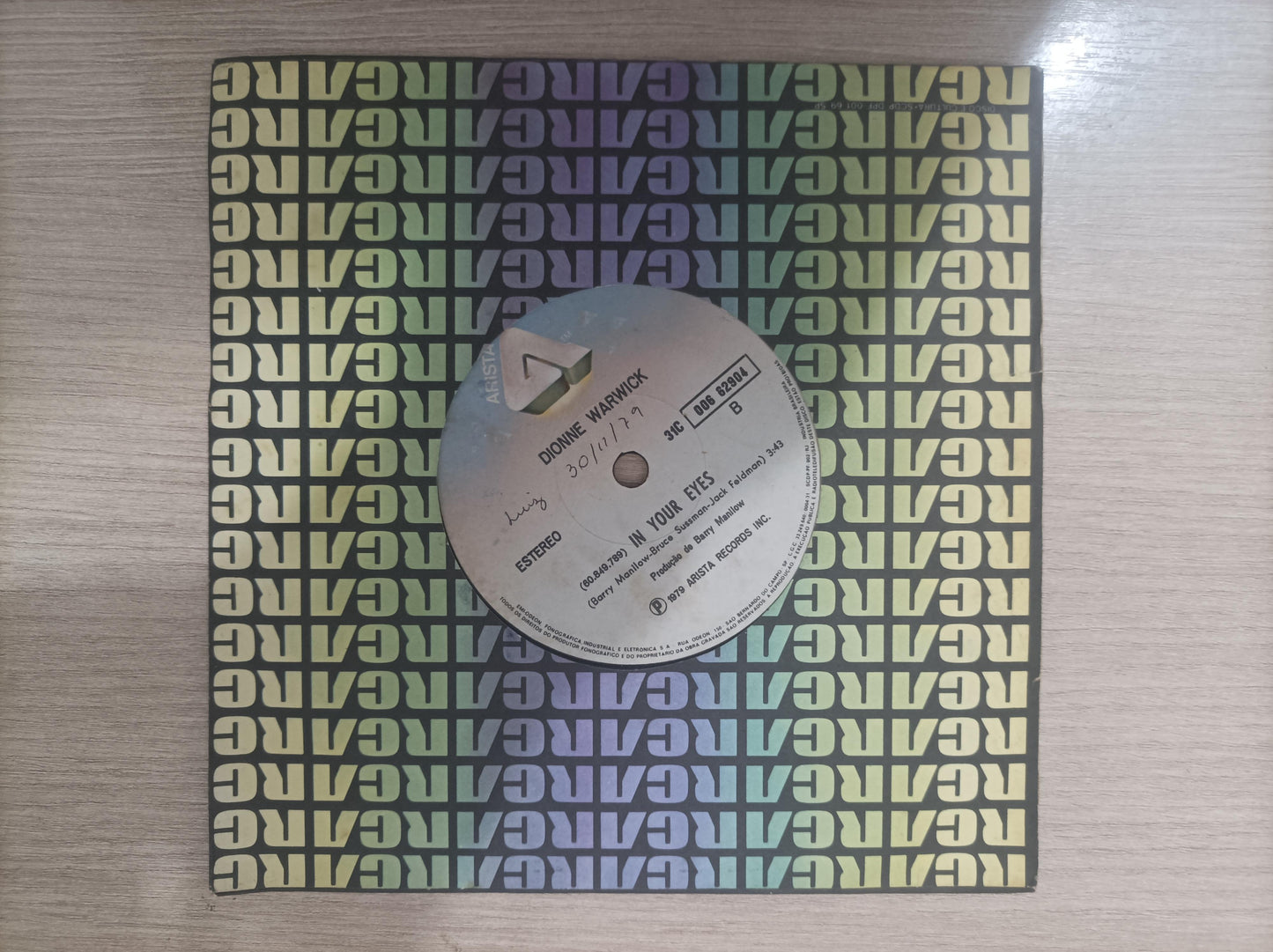 Compacto Vinil Dionne Warwick Never Love This Way Again