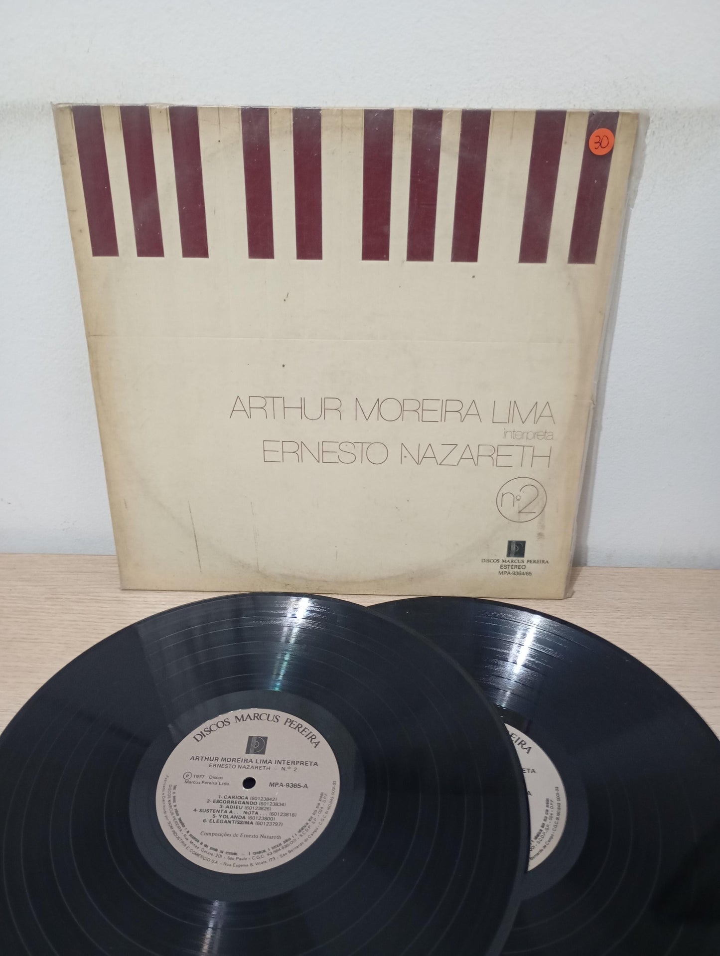 Lp Vinil Arthur Moreira Lima Ernesto Nazareth Nº 2 Duplo