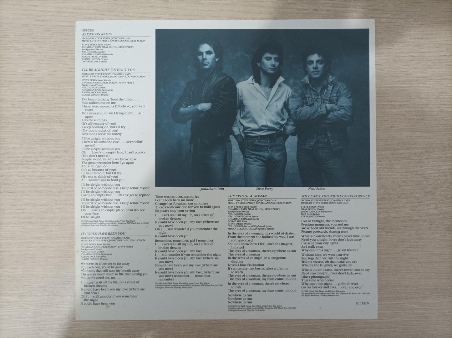 Lp Vinil Journey Raised On Radio Com Encarte
