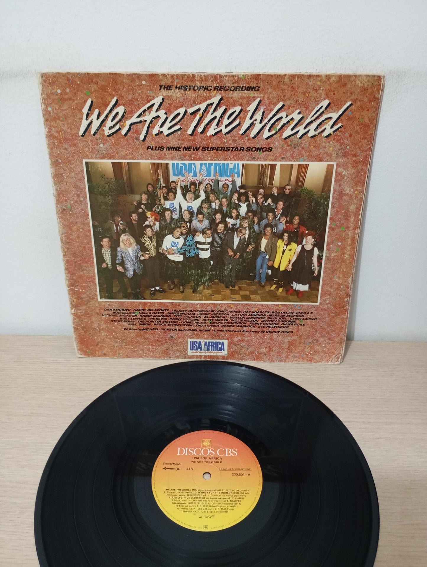 Lp Vinil USA For Africa We Are The World Capa Dupla