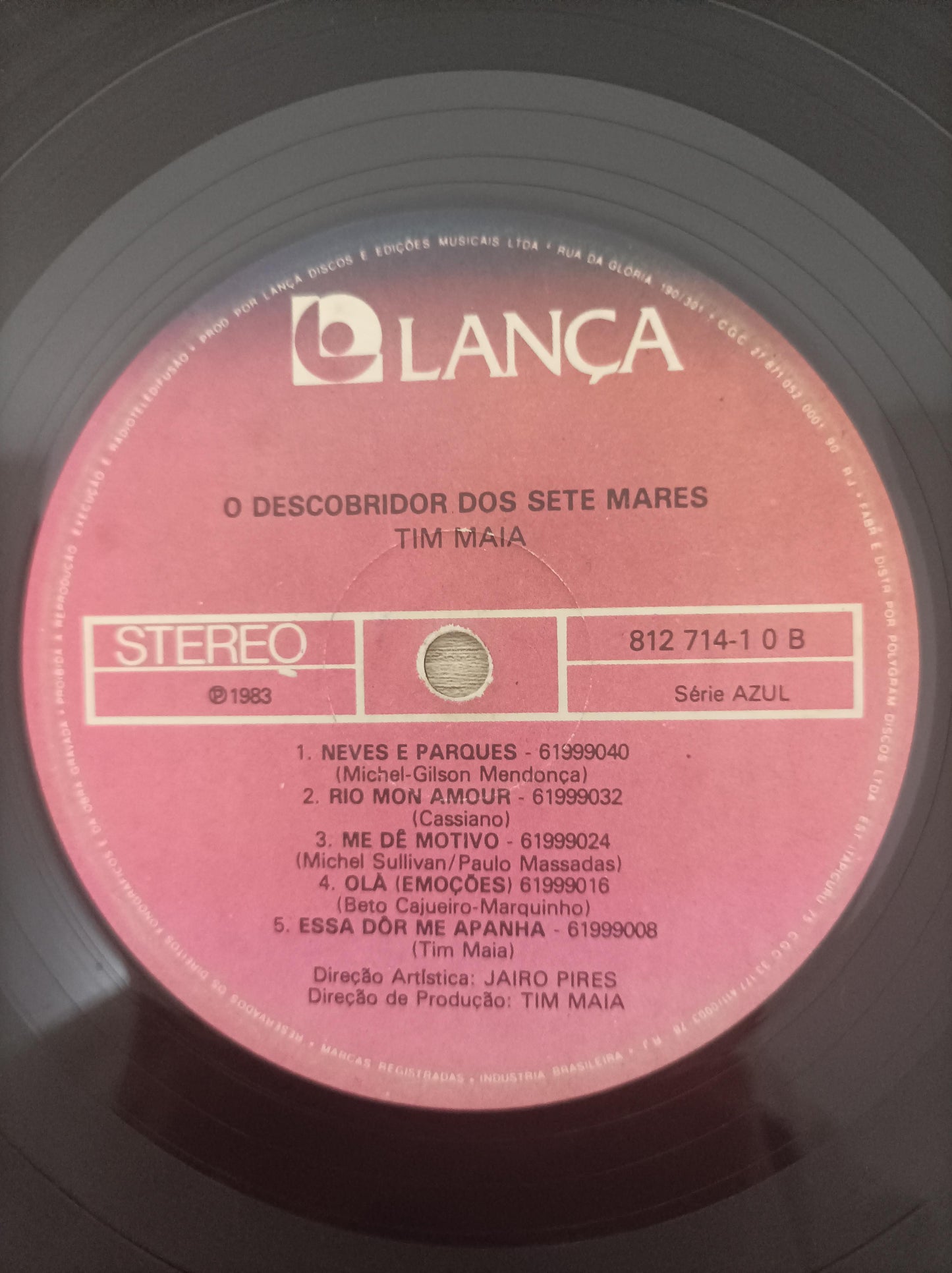 Lp Vinil Tim Maia O Descobridor Dos Sete Mares