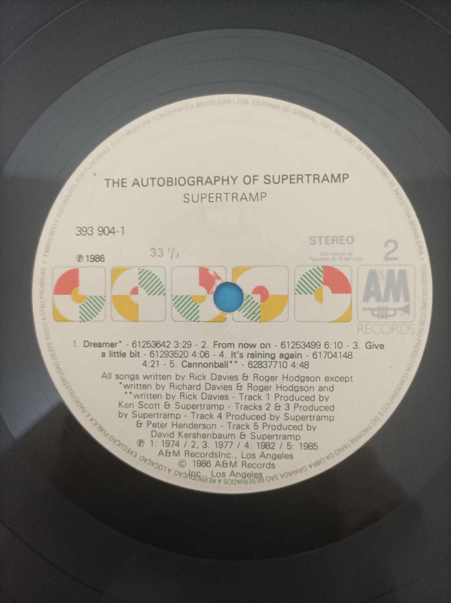 Lp Vinil Supertramp The Autobiography of Com Encarte