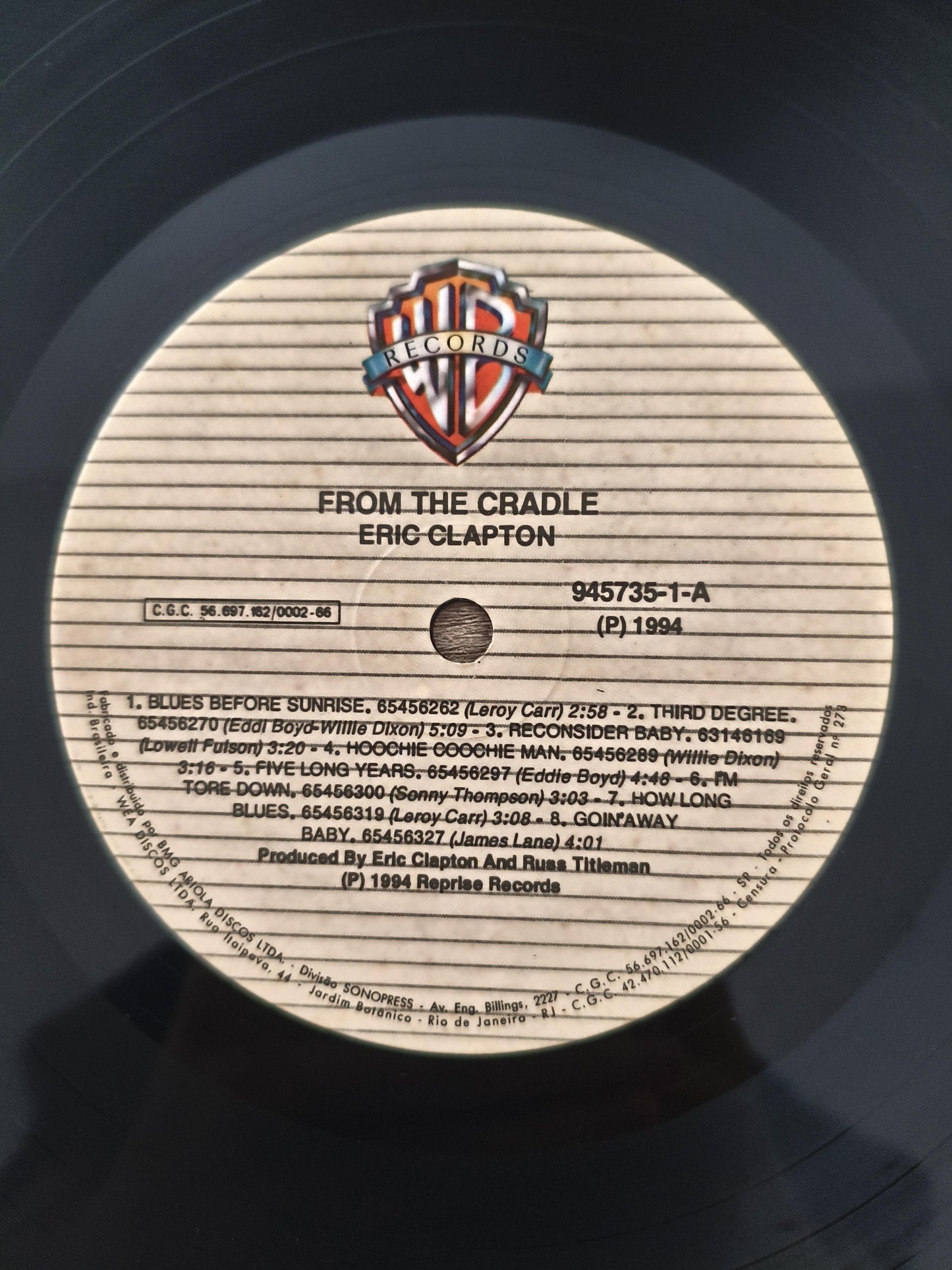 Lp Vinil Eric Clapton From The Cradle Capa Dupla