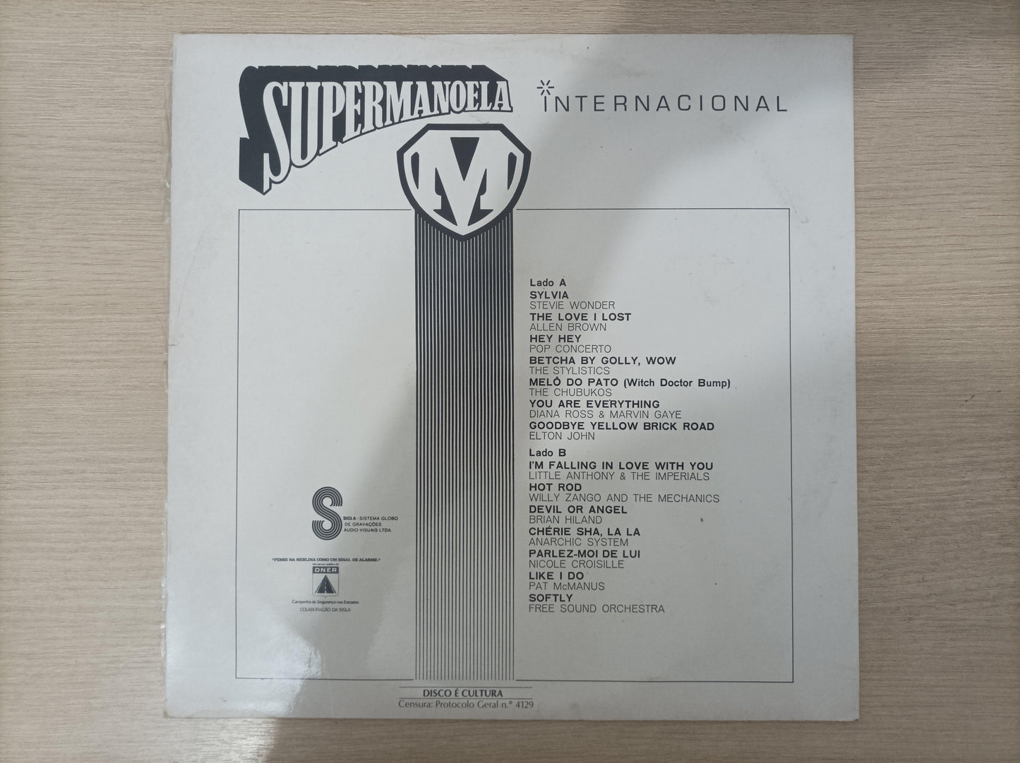 Disco Vinil 1974 Supermanoela A
