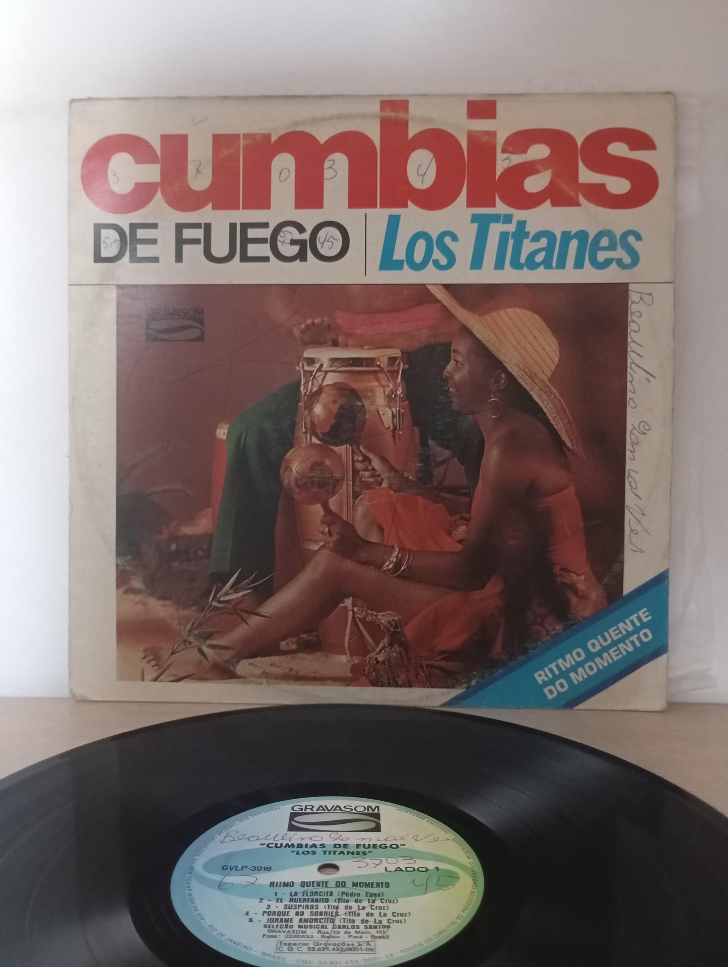Lp Vinil Los Titanes Cumbias de Fuego
