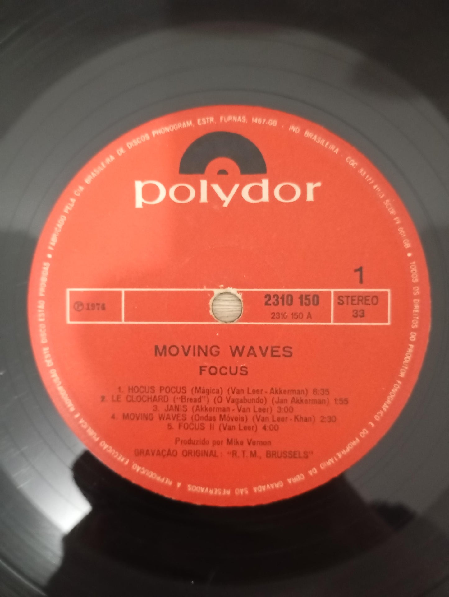 Lp Vinil Focus Moving Waves, Leia