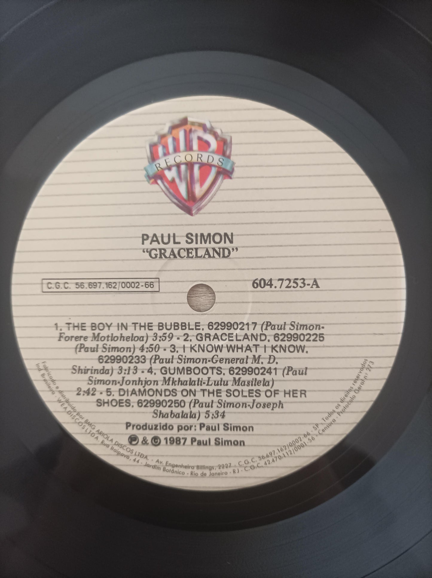 Lp Vinil Paul Simon Graceland