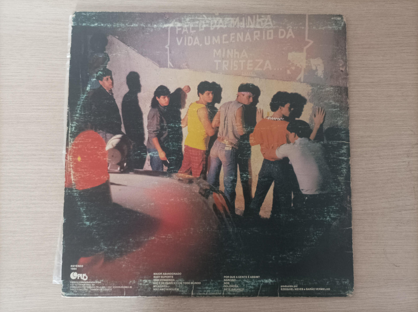 Lp Vinil Barão Vermelho Maior Abandonado Com Encarte