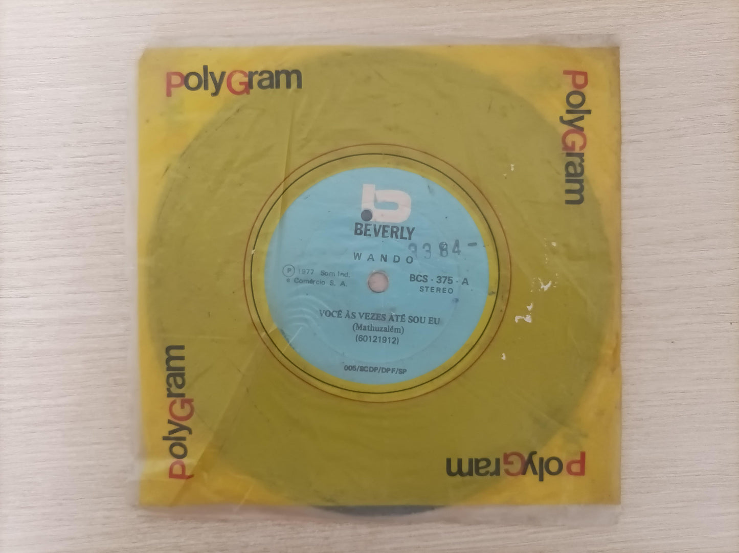 Compacto Vinil Wando Você Às Vezes Até Sou Eu