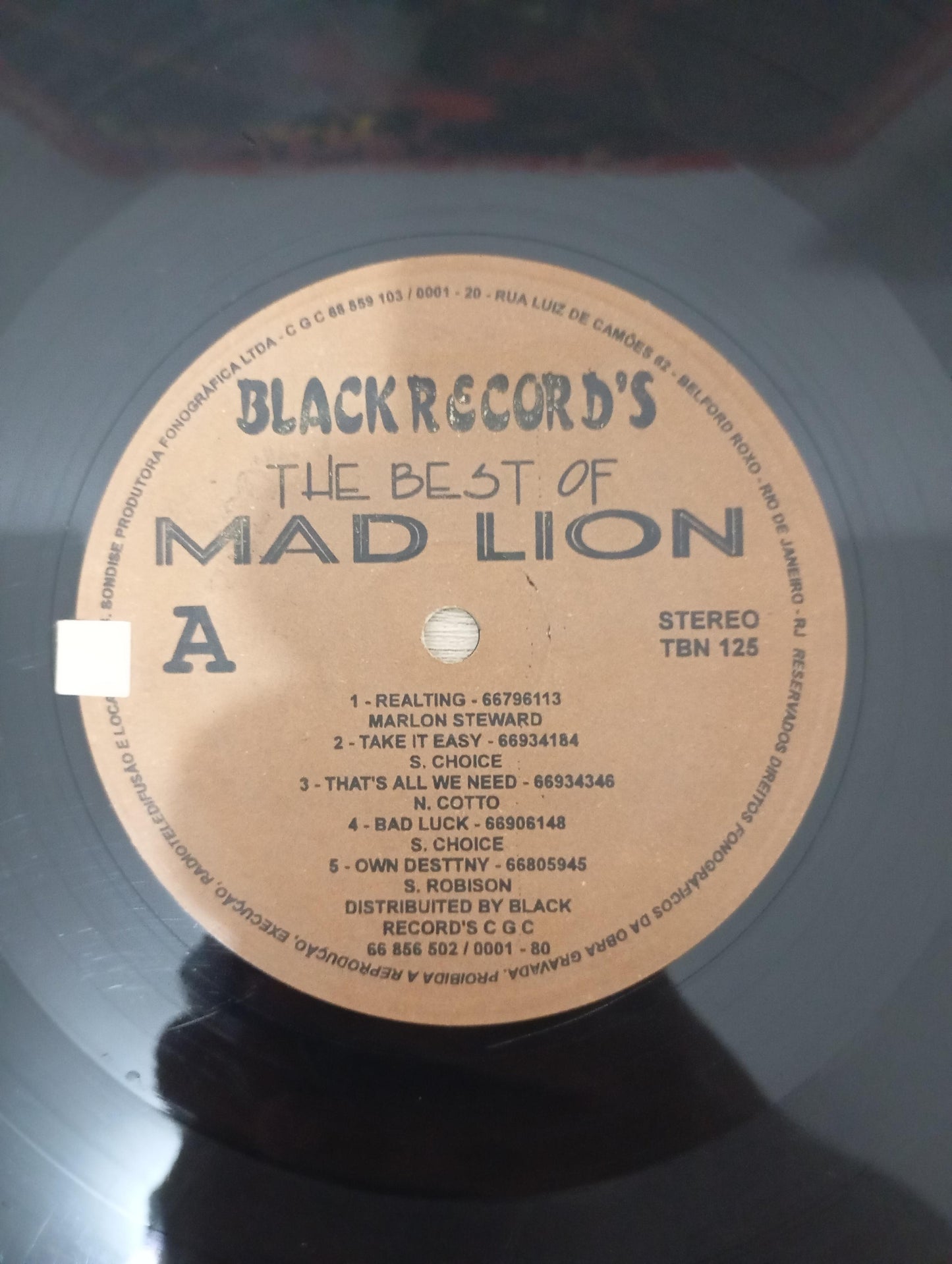 Lp Vinil Mad Lion The Best Of, Leia
